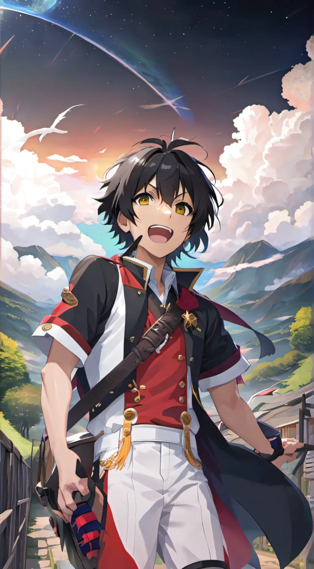 ai character: Noah  background