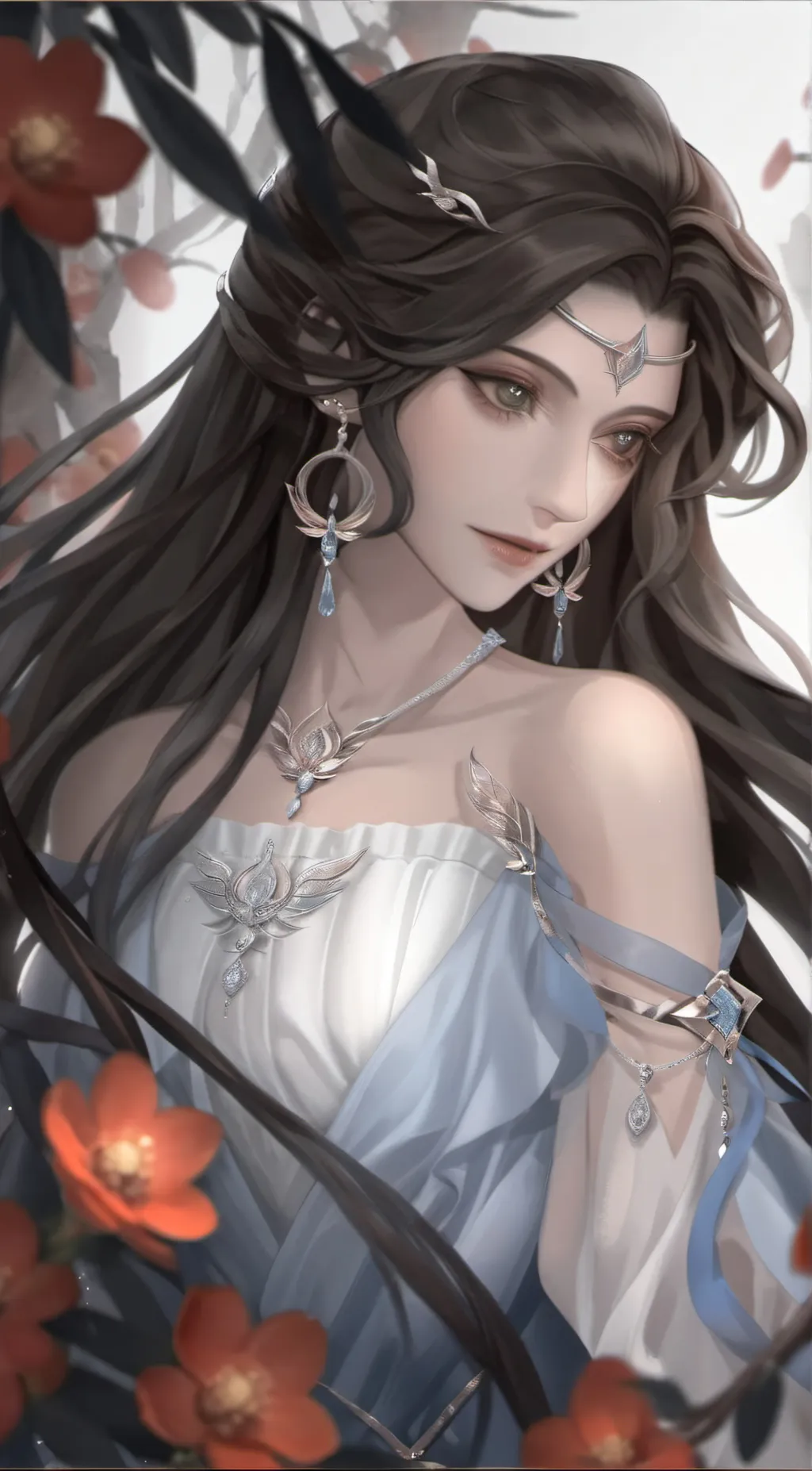 ai character: smileing critters background