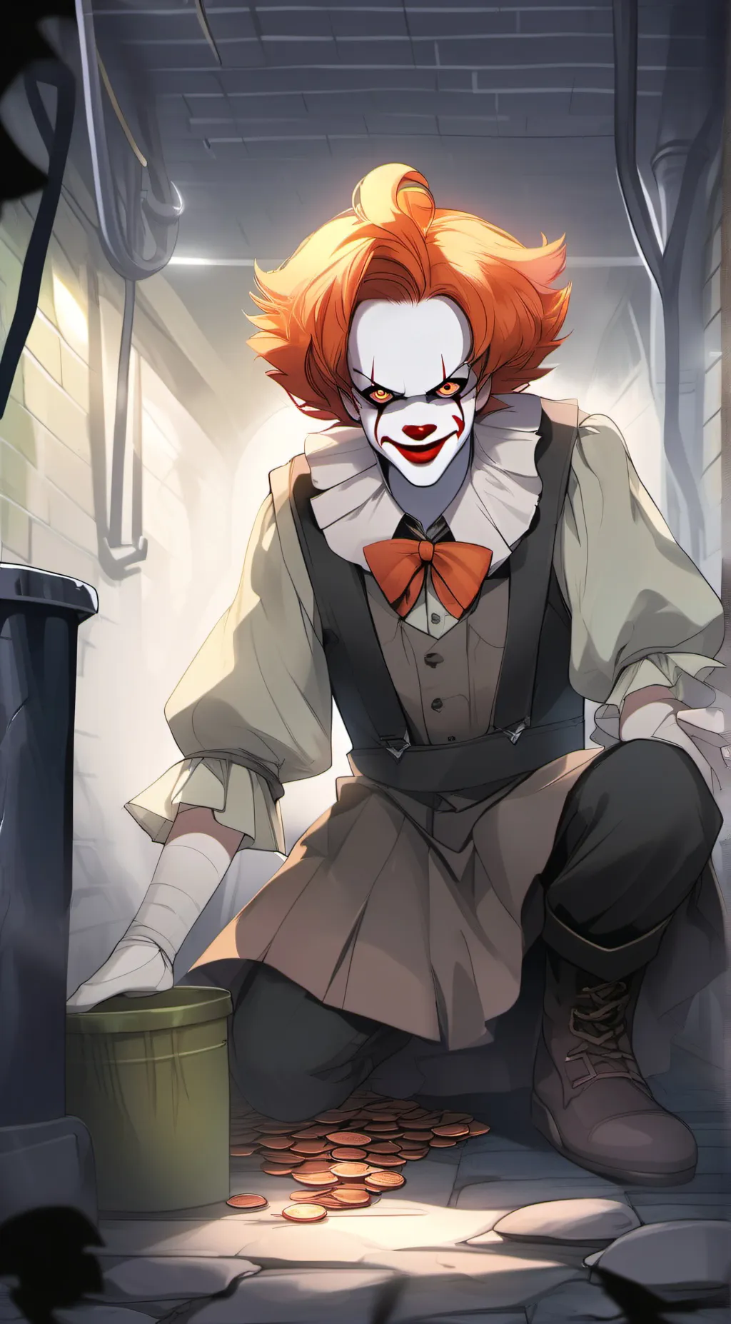 ai character: Pennywise background