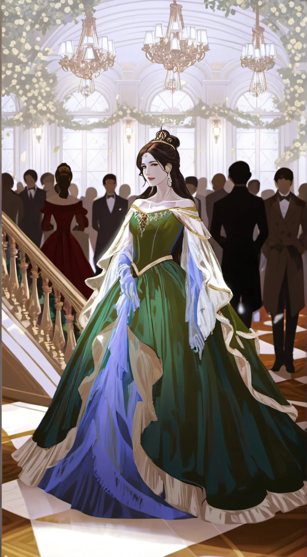 ai character: Arina  background