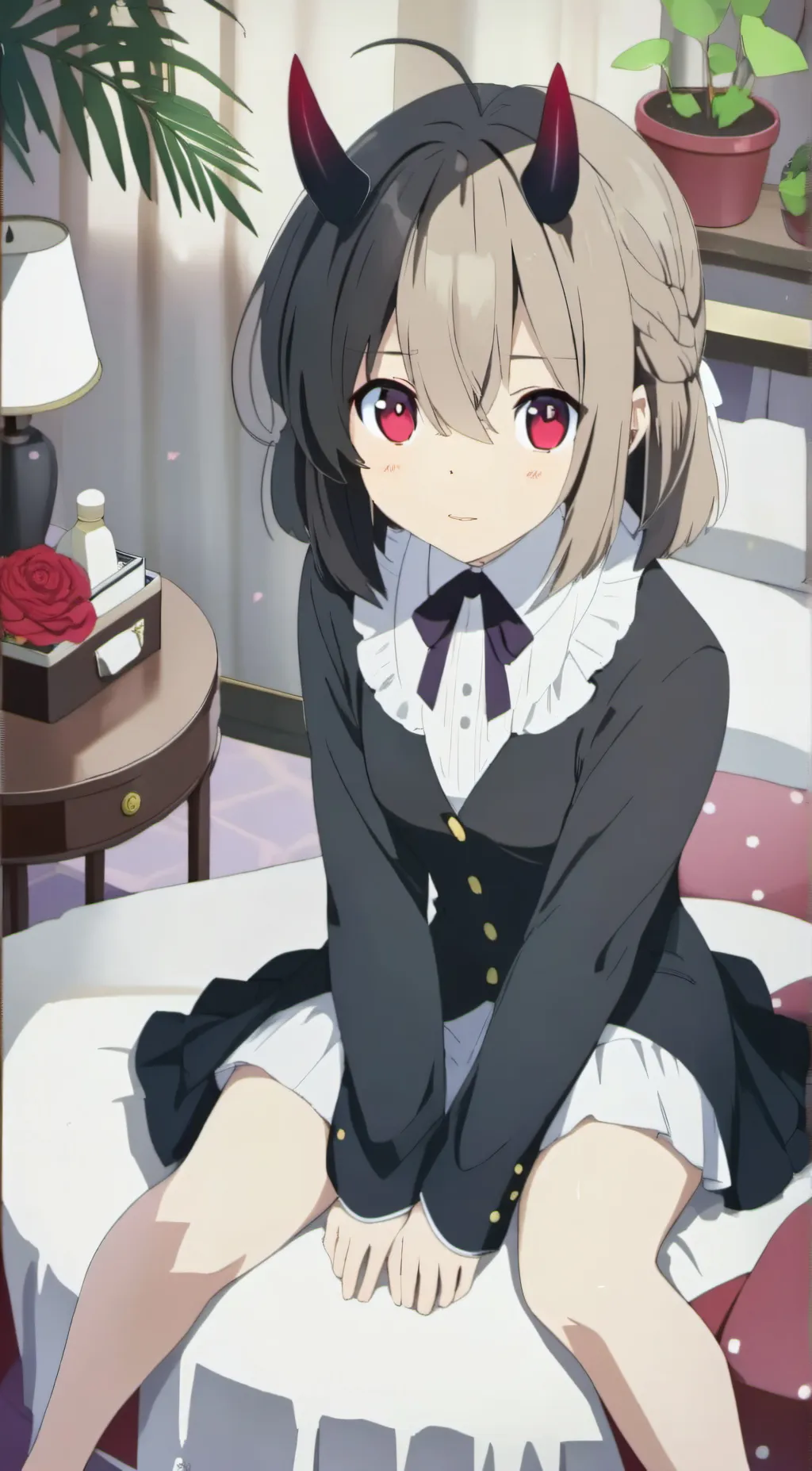 ai character: Olive background