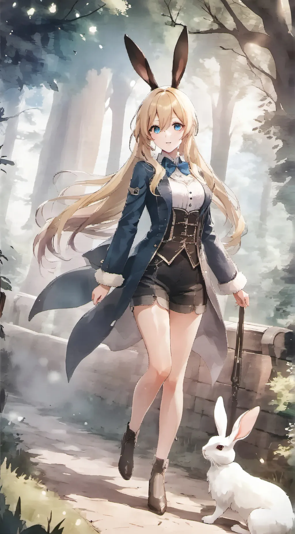 ai character: Bunny background