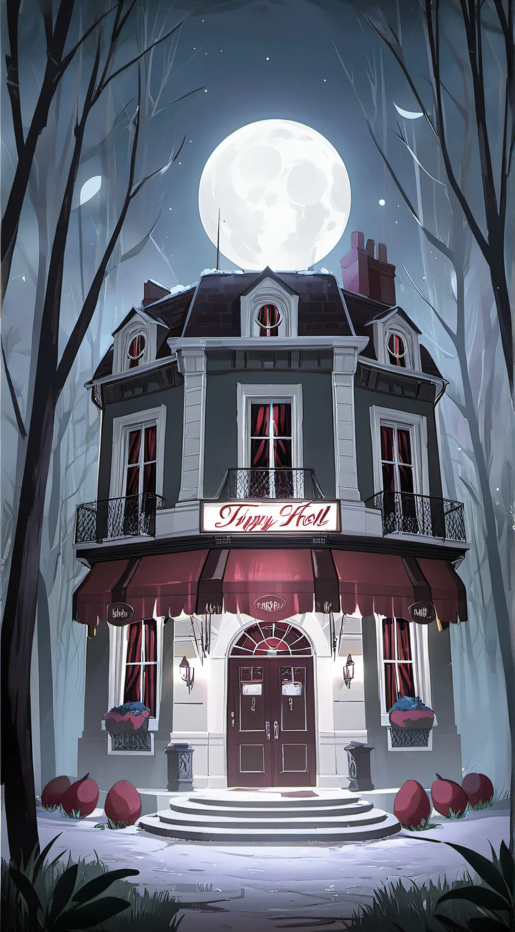 ai character: Hazbin Hotel background