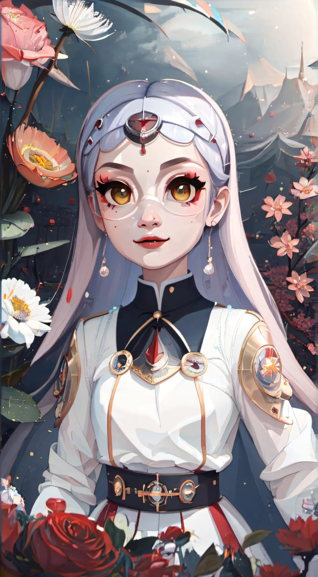 ai character: Lovely  background