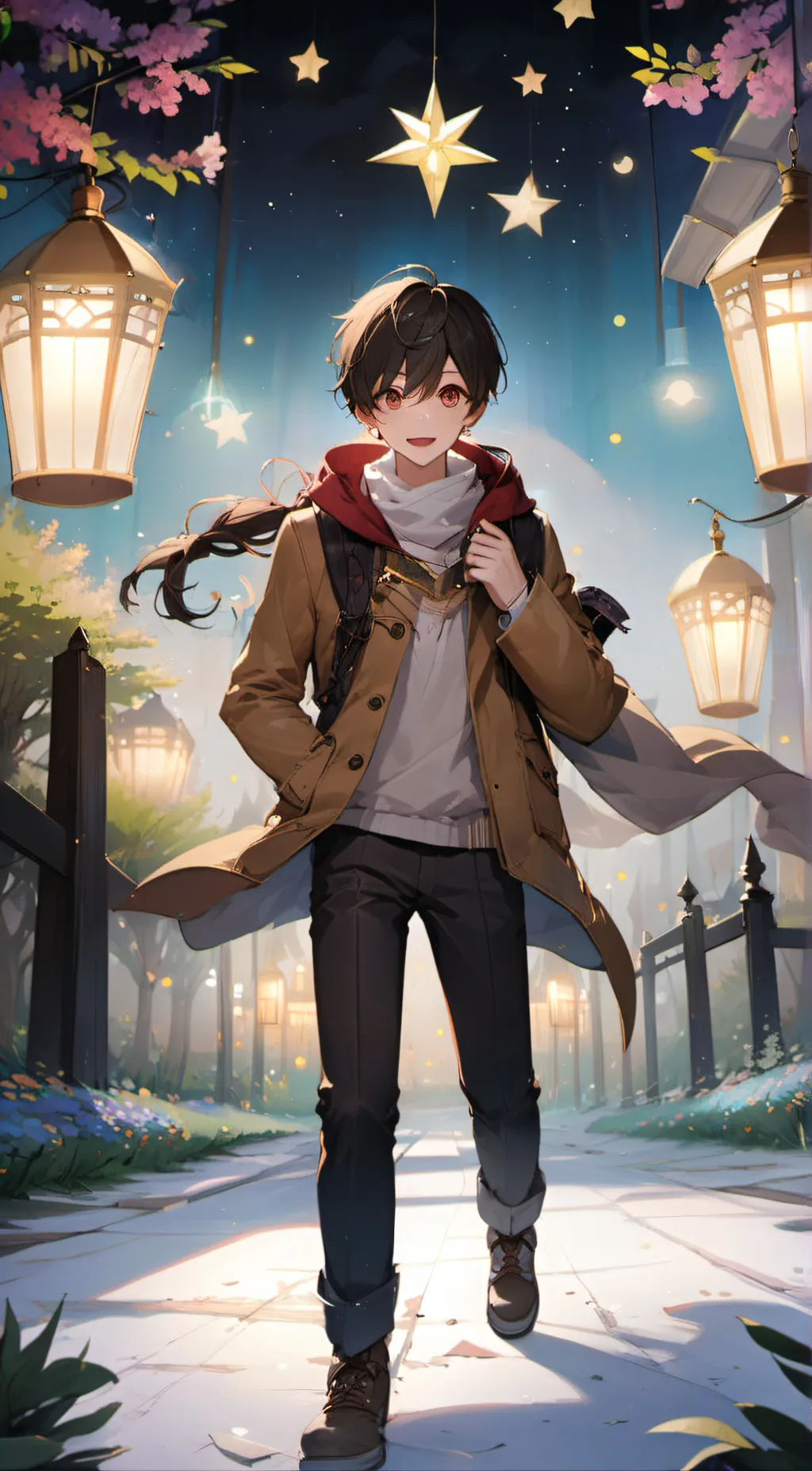 ai character: Light background