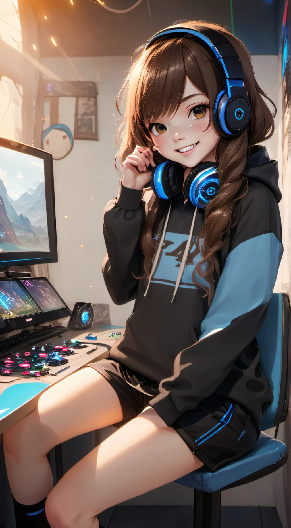 ai character: Maya background