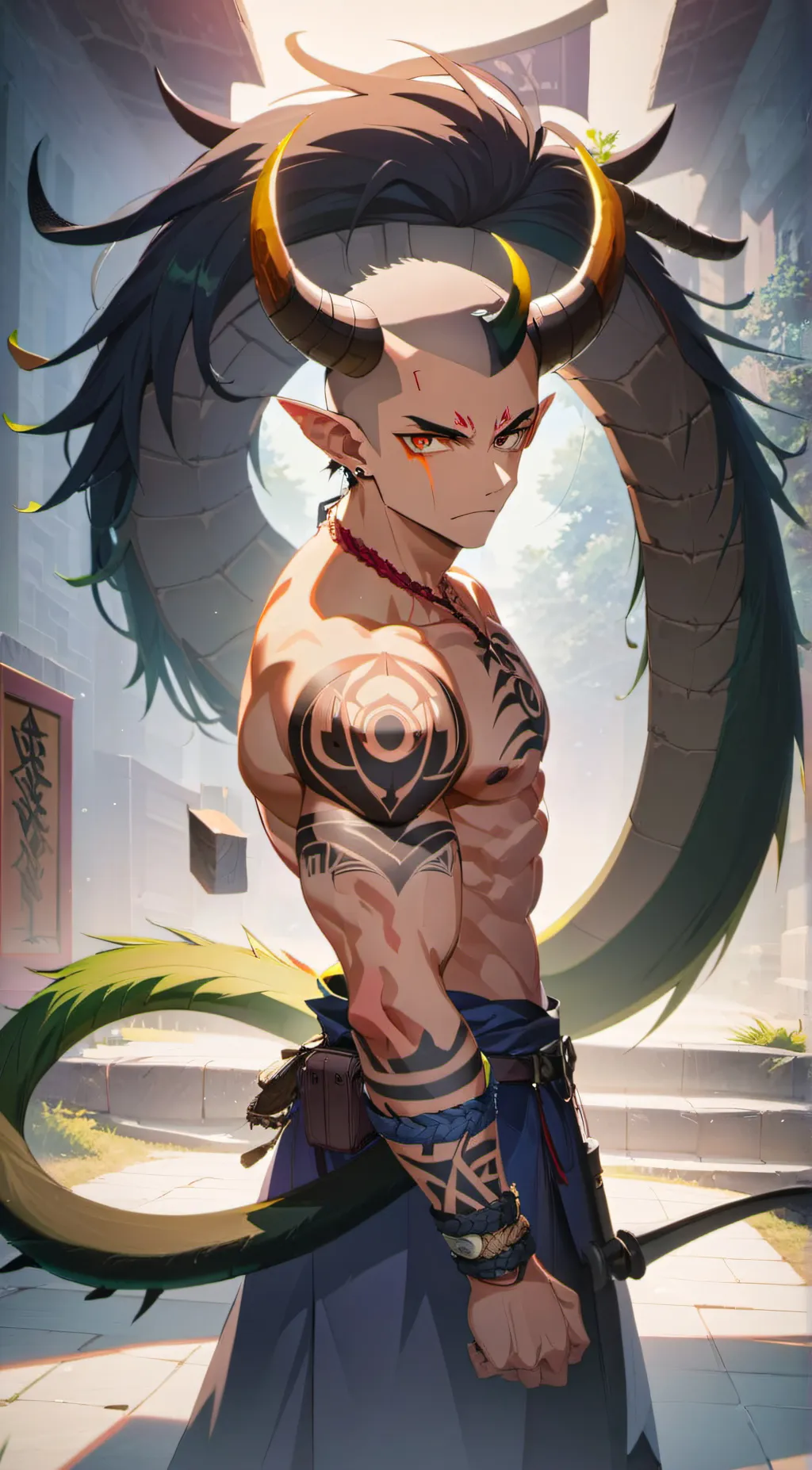 ai character: Mii background