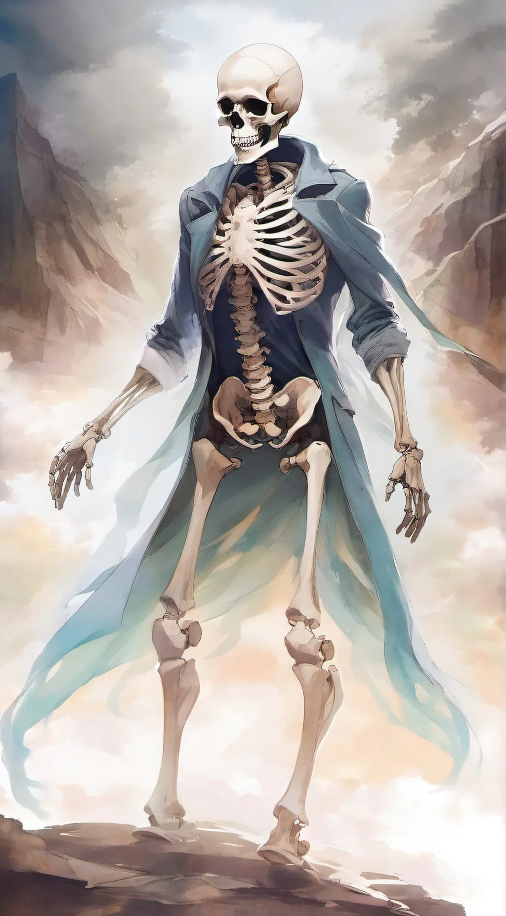 ai character: sans background