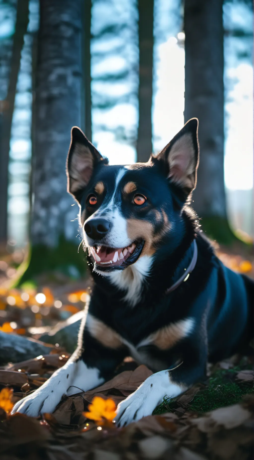 ai character: dusk background