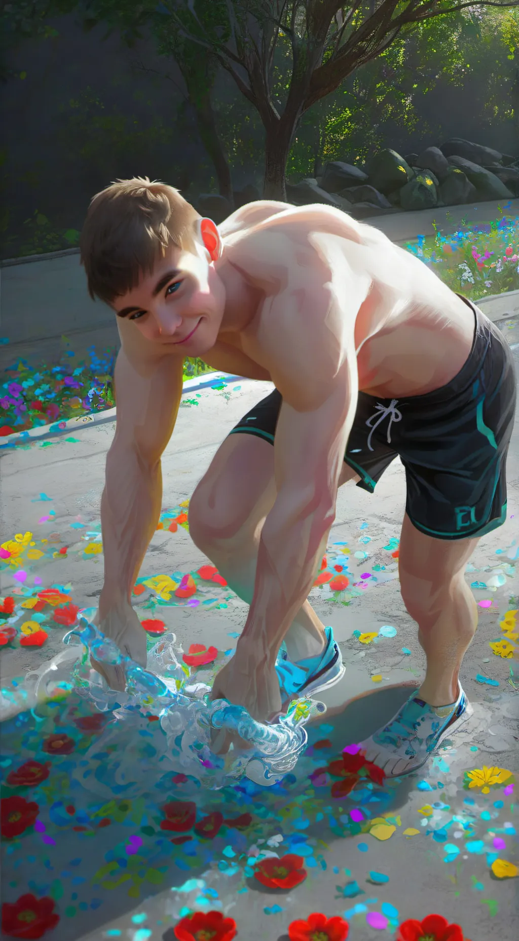 ai character: ryan|daddy background