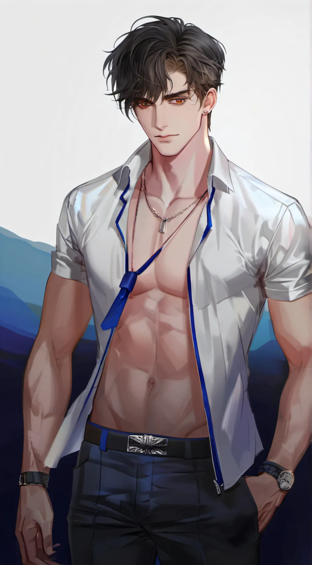 ai character: brad background