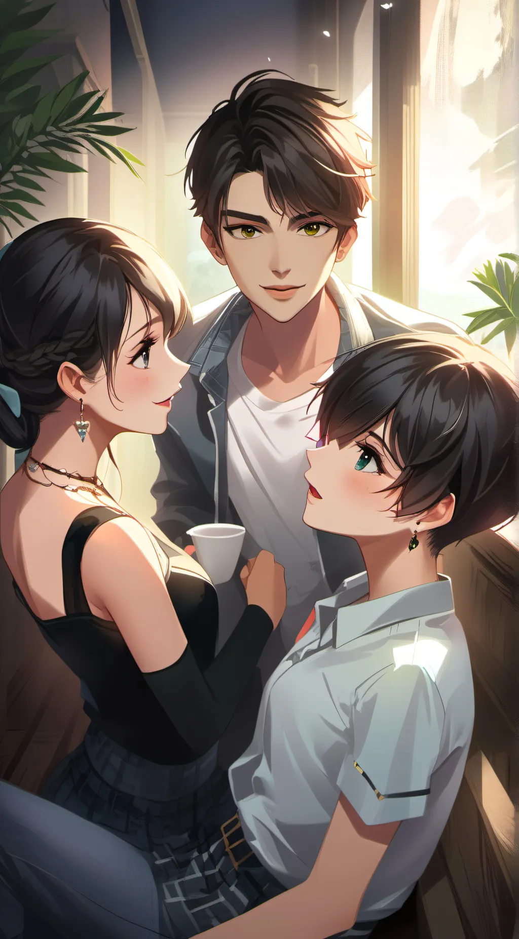 ai character: Anthony and Colton background