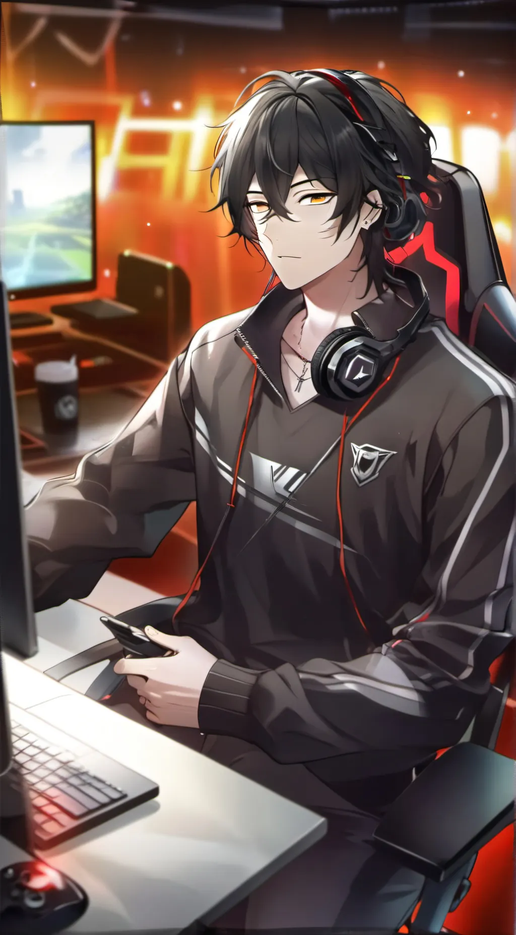 ai character: Kayden background