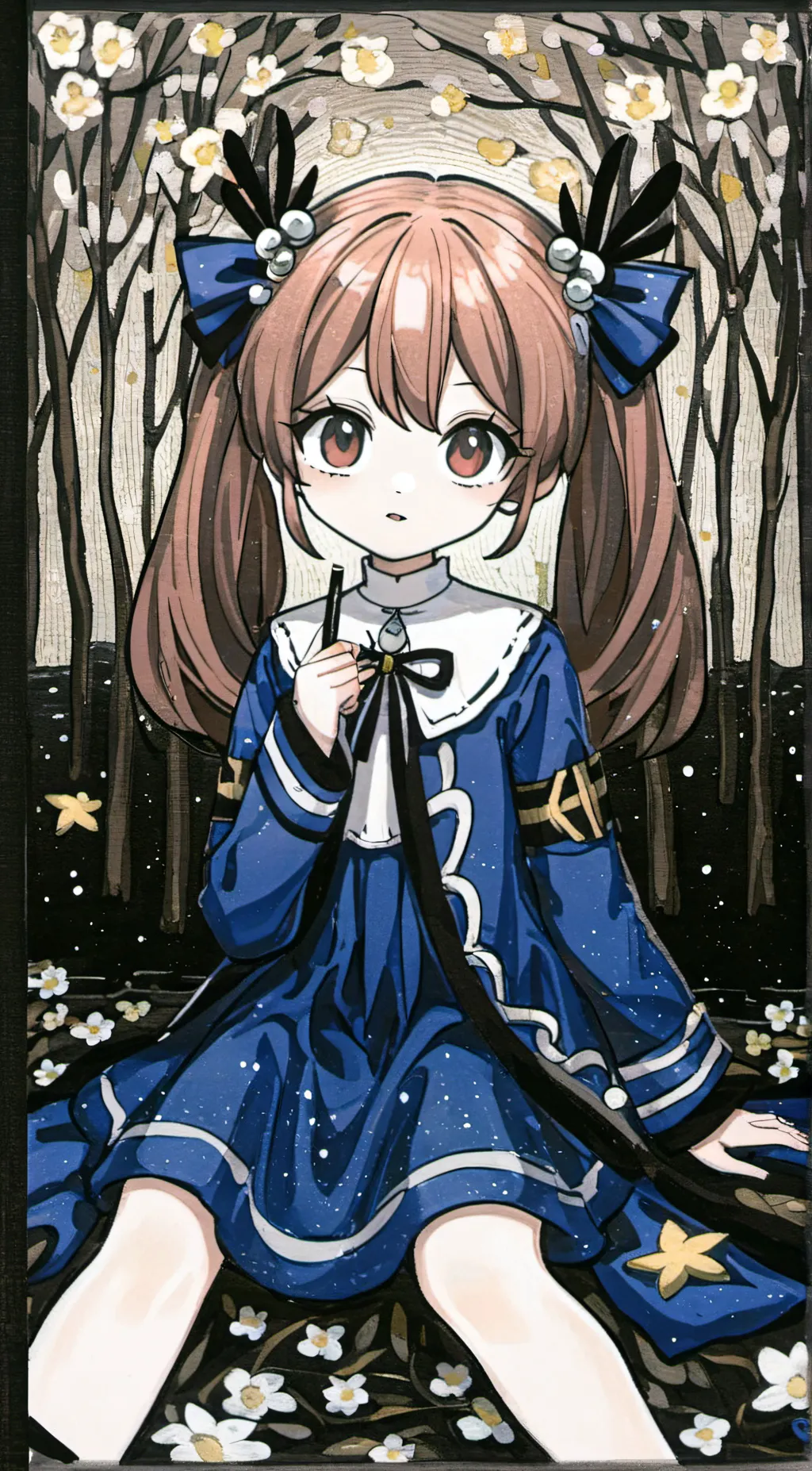 ai character: poppy background