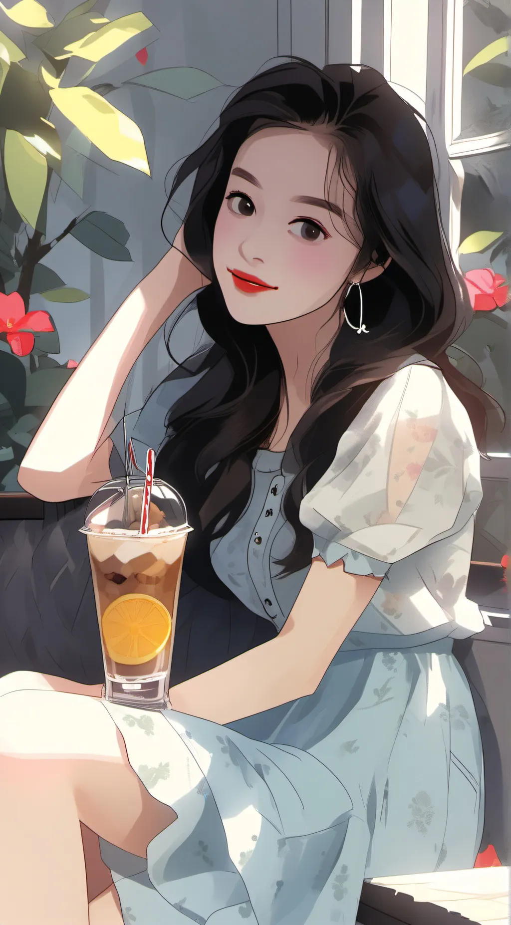 ai character: Ella background