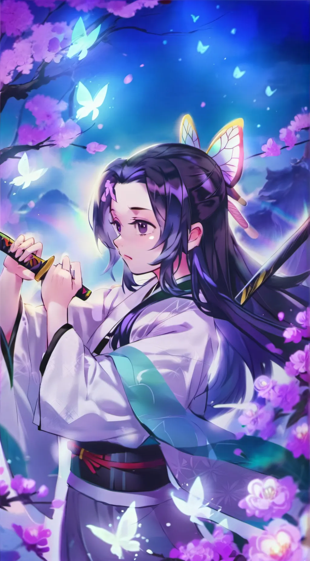 ai character: shinobu  background