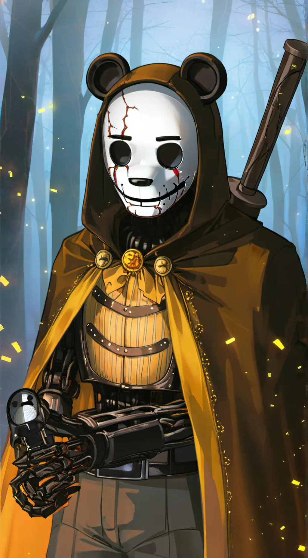 ai character: Stichwraith books background