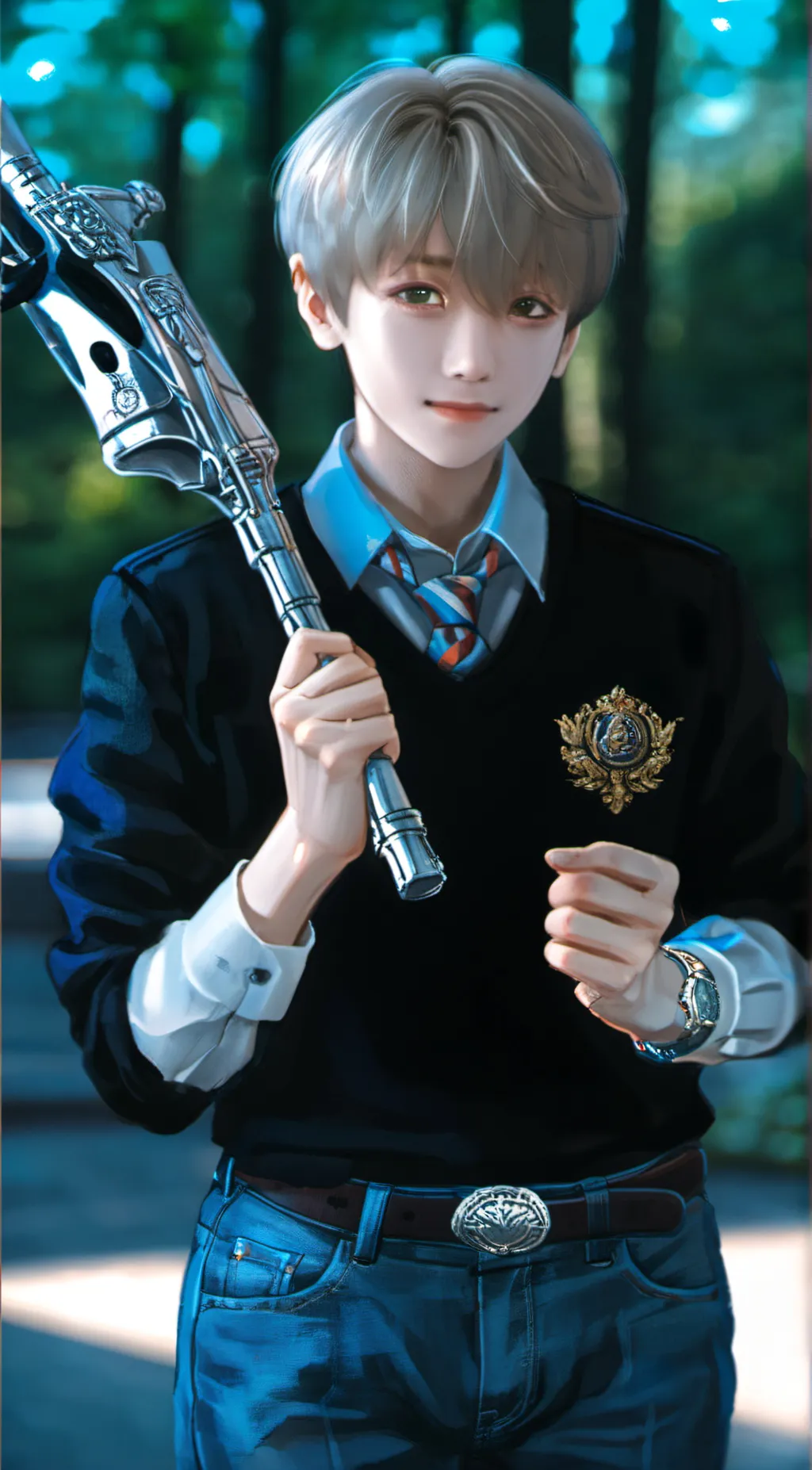 ai character: Evan background