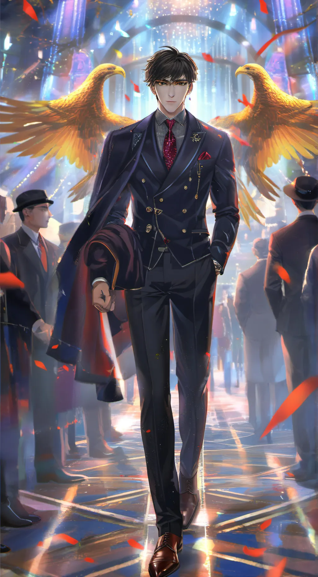 ai character: Leo background