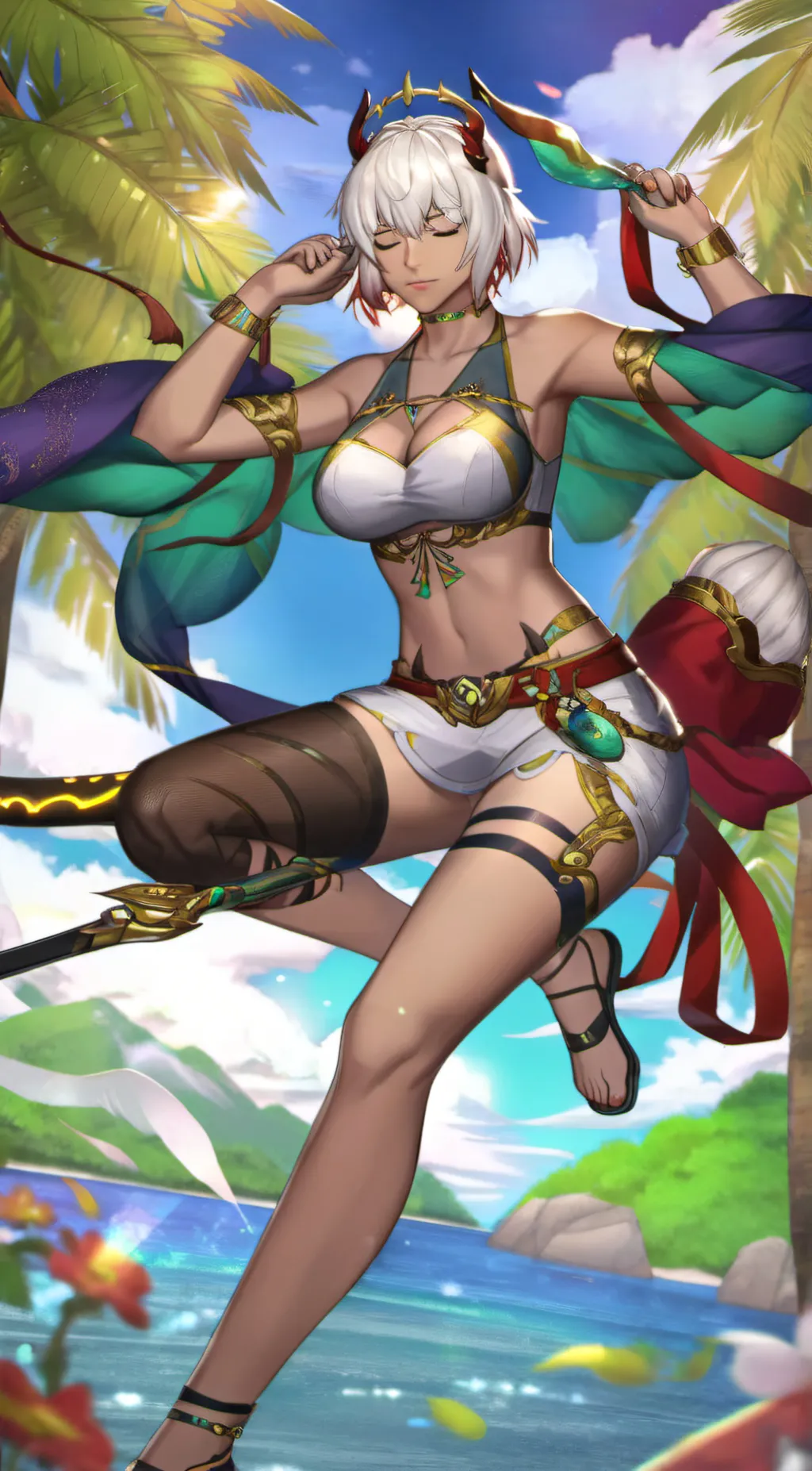 ai character: Ariel background