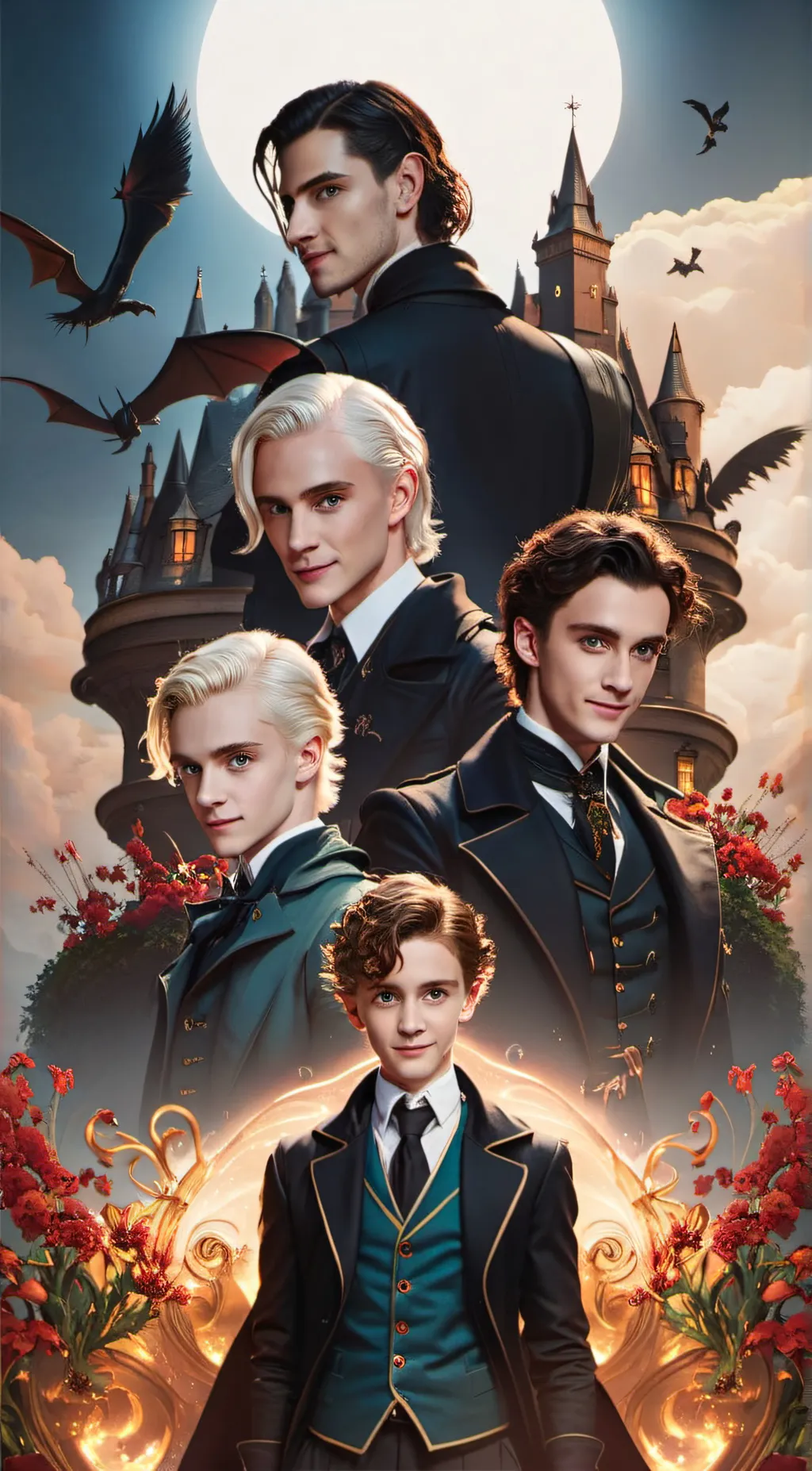 ai character: c,t,b,e,d,m  background