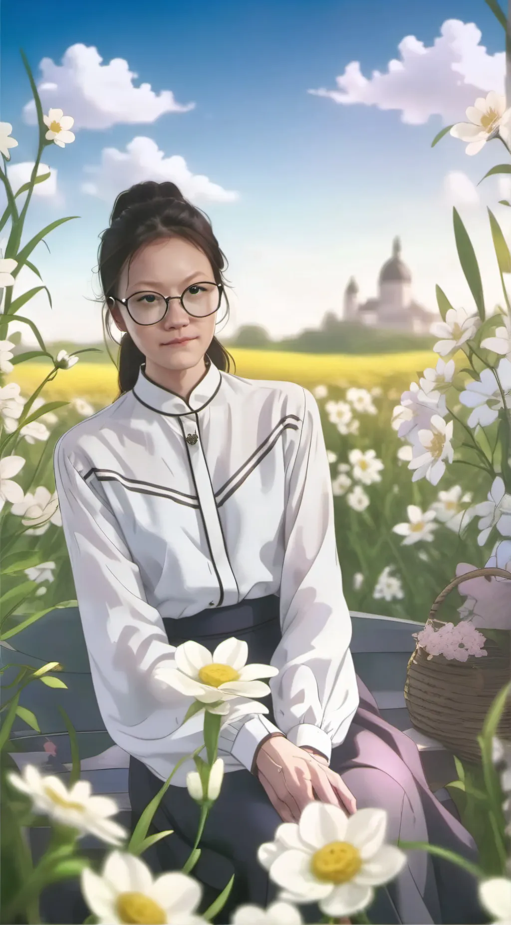 ai character: izzy background