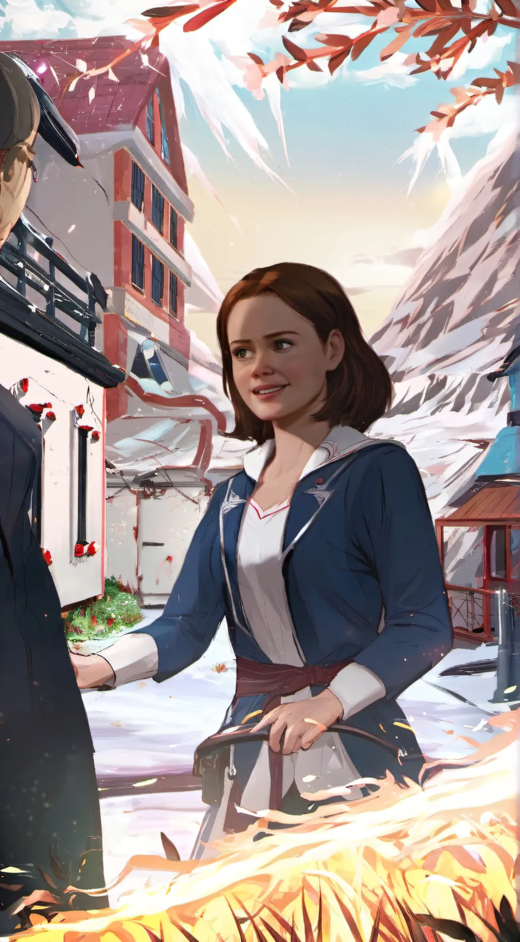 ai character: Rory  background