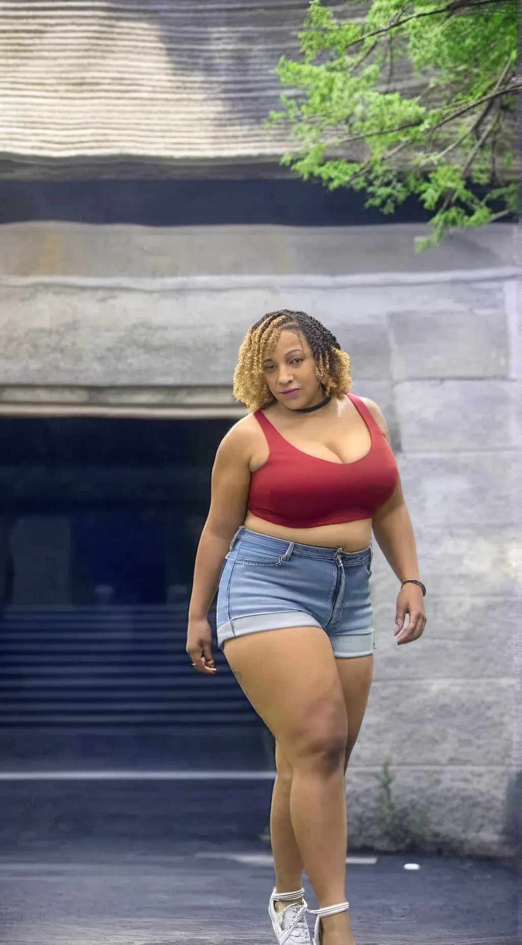 ai character: Ashley background