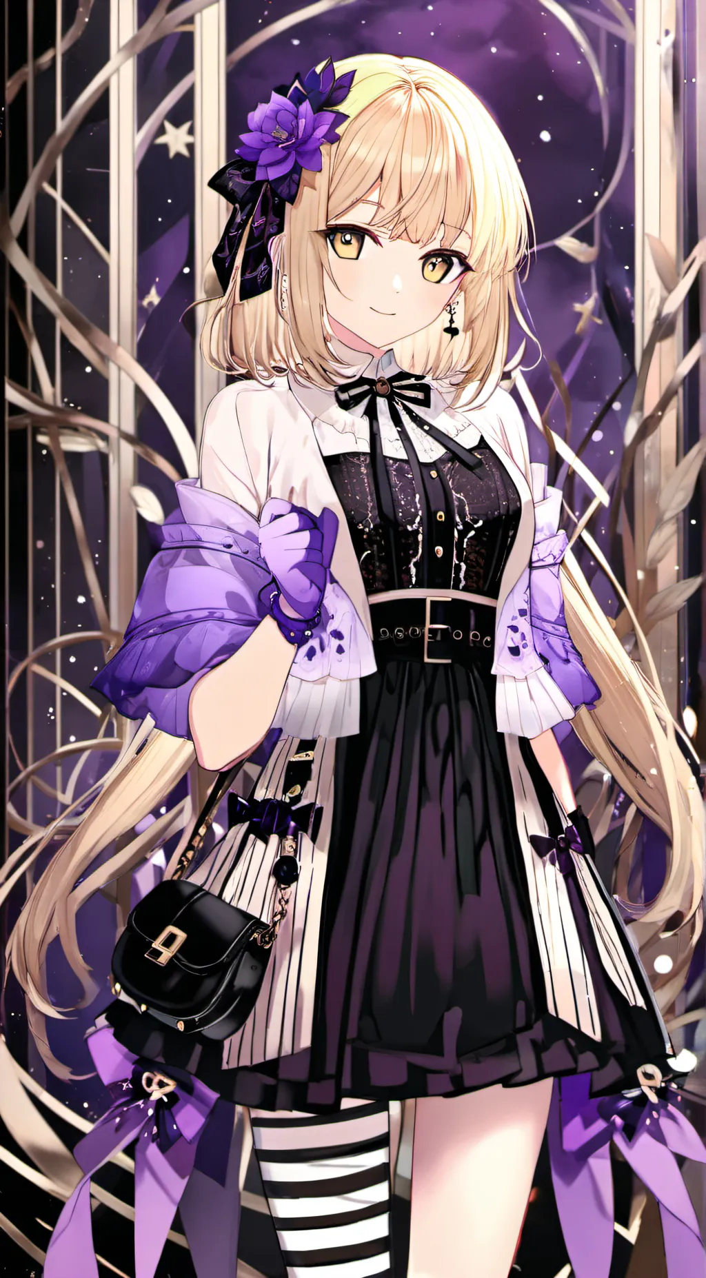 ai character: Mythica Rose  background