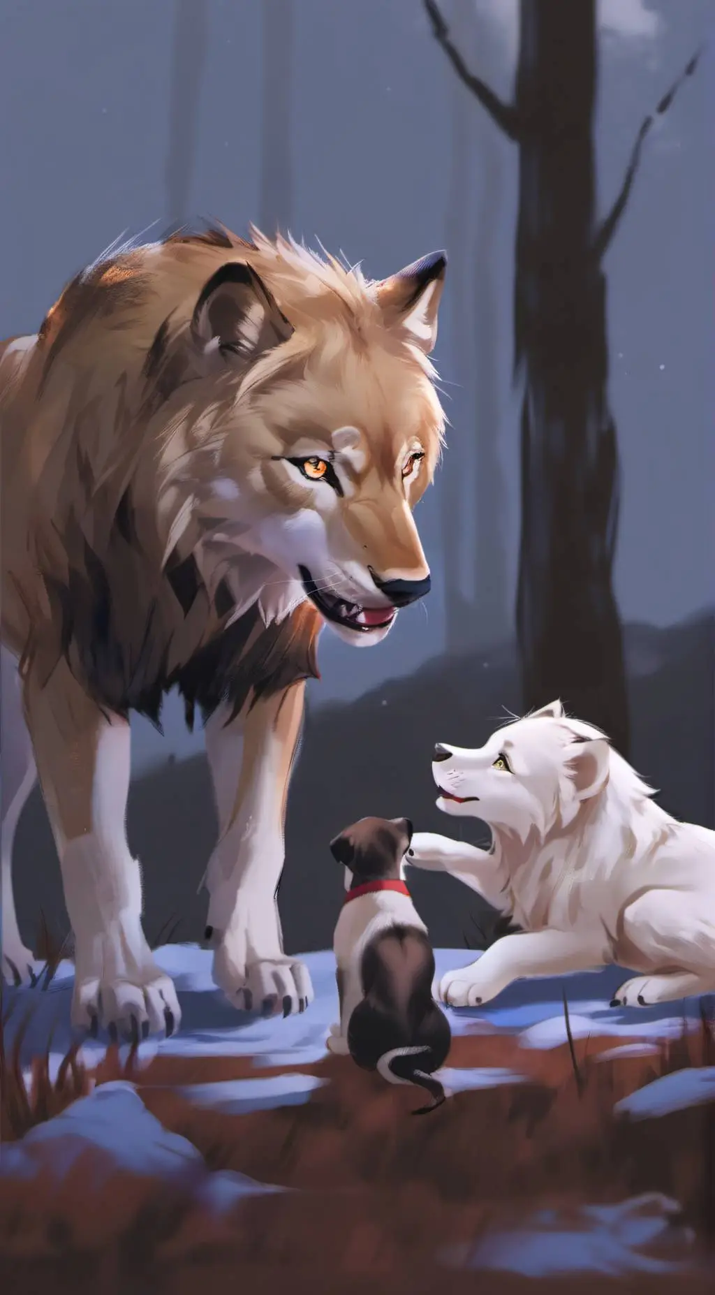 ai character: Claw, pepper,sugar background