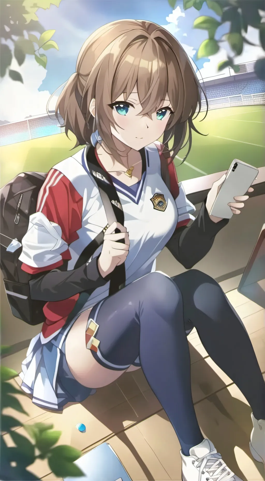 ai character: 🏈 - Bella - 🍕 background