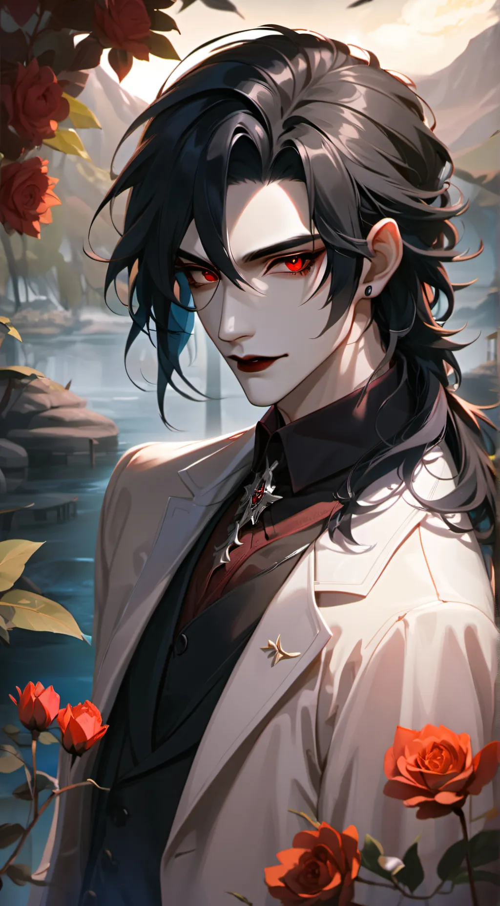 ai character: •°Levi°• background