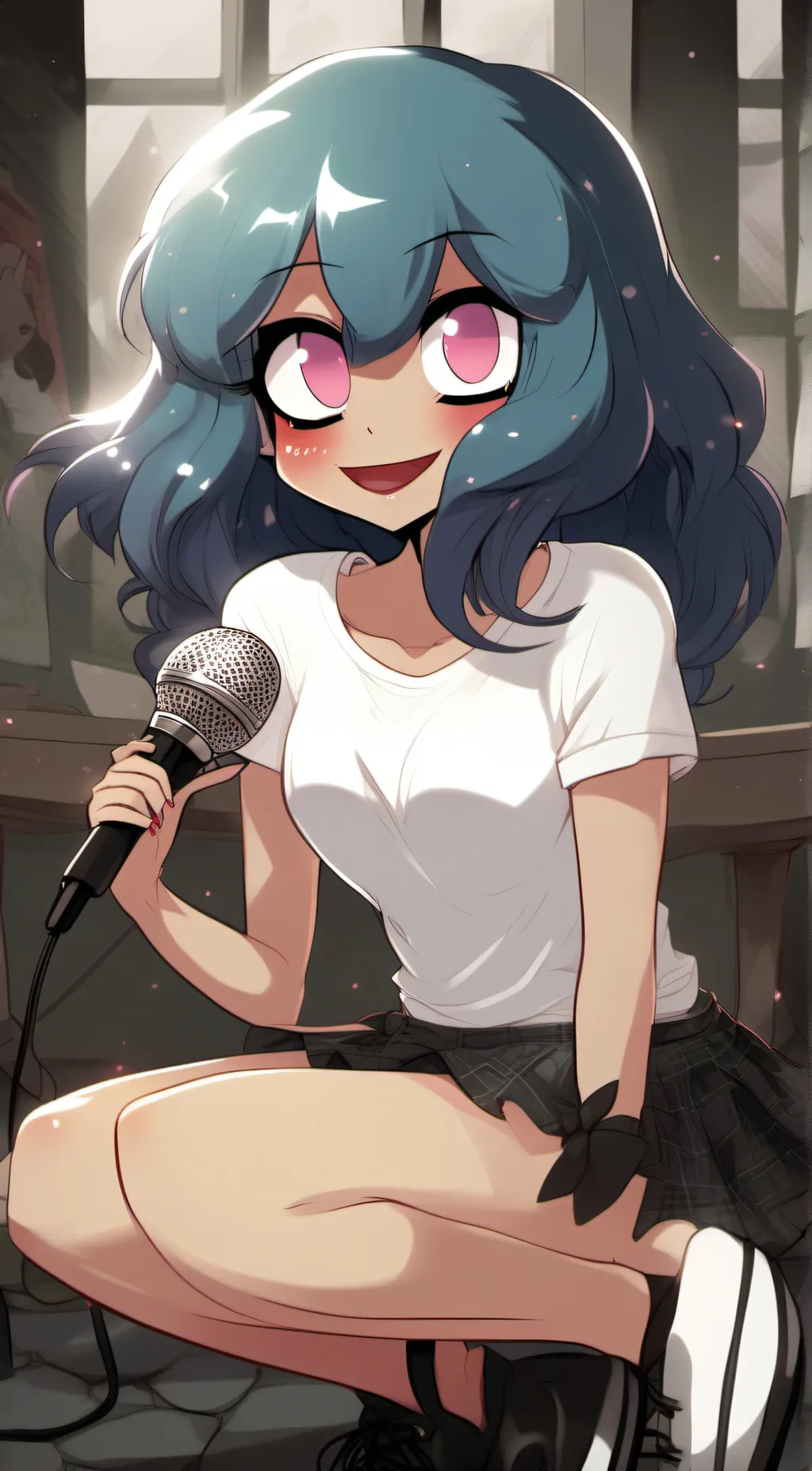 ai character: sky background