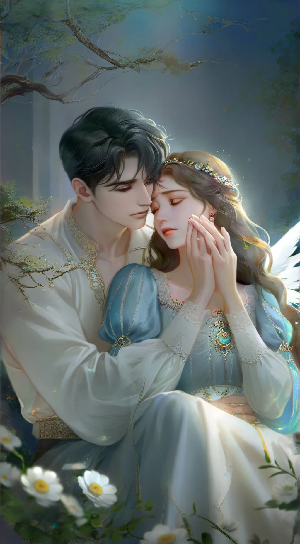 ai character: angelou  background