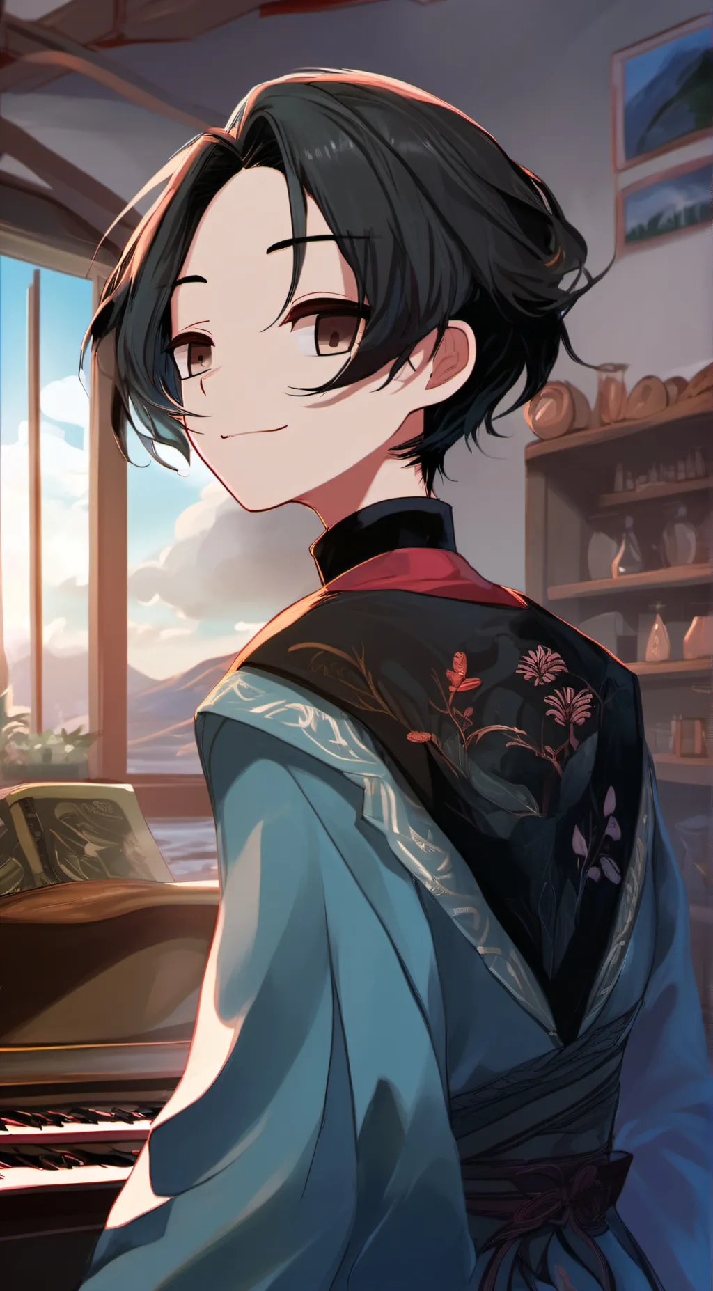 ai character: shuichi background