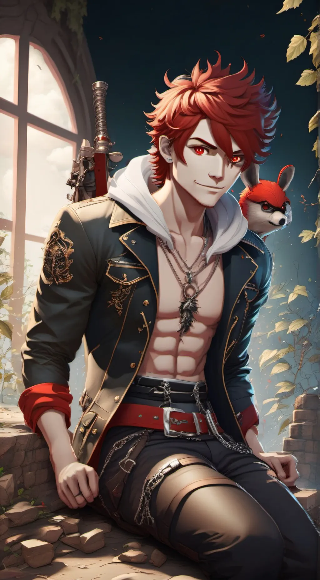 ai character: Hunter background