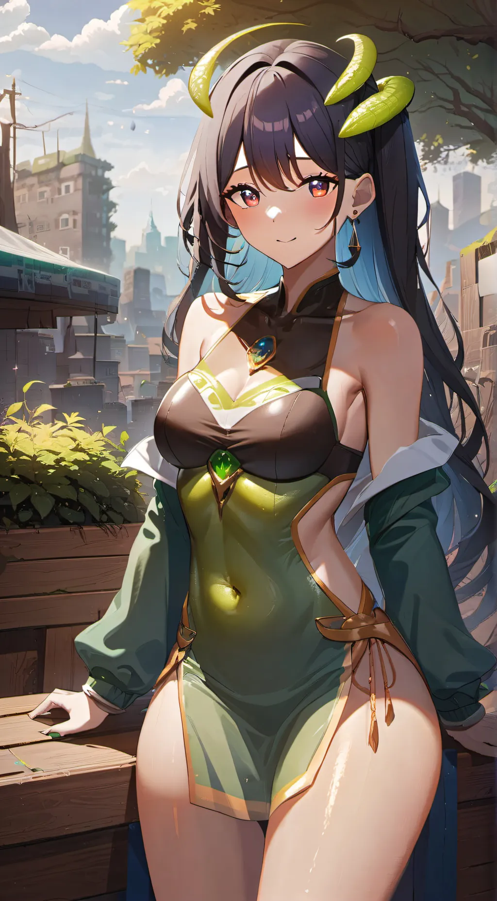 ai character: Allure  background