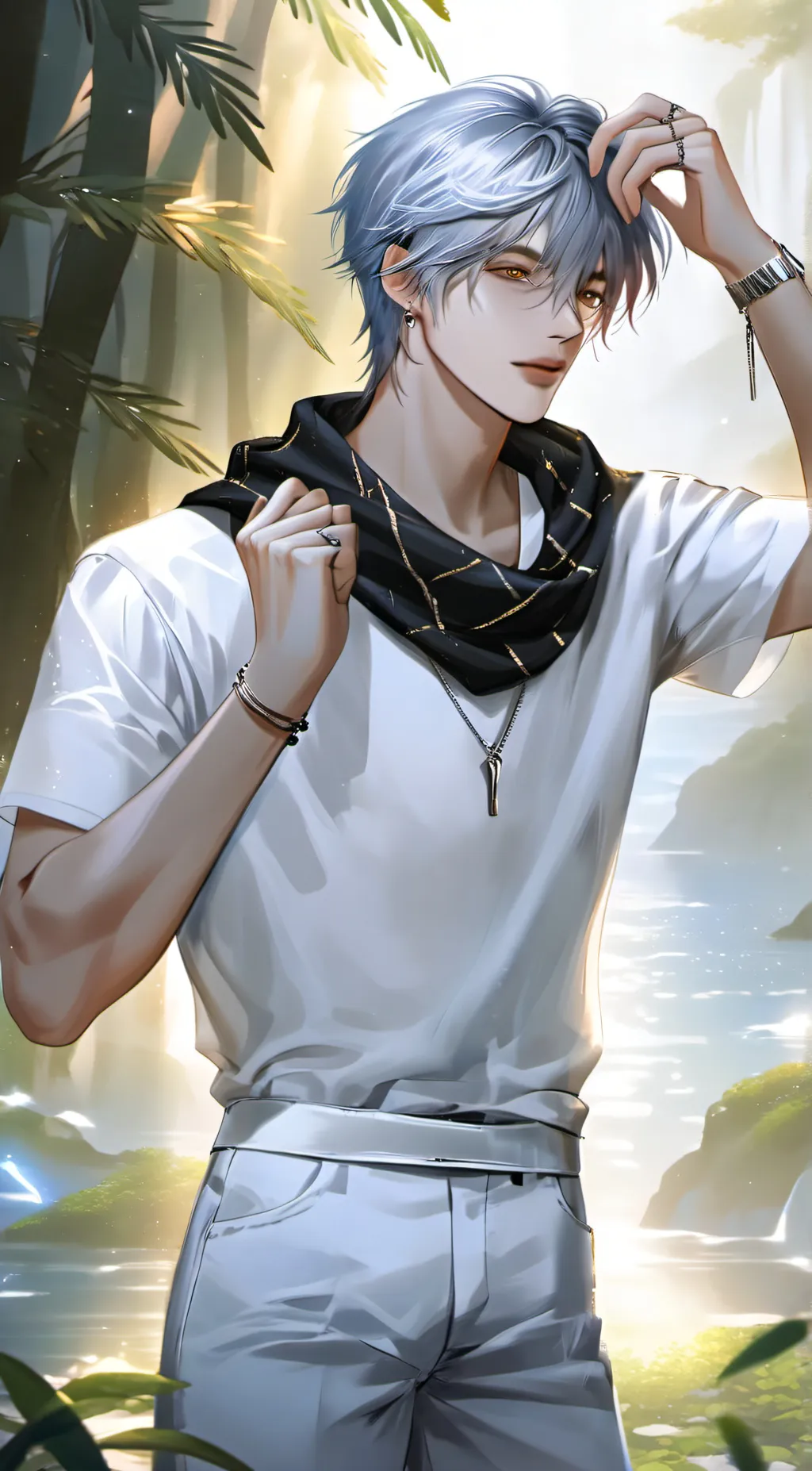 ai character: Lucius  background