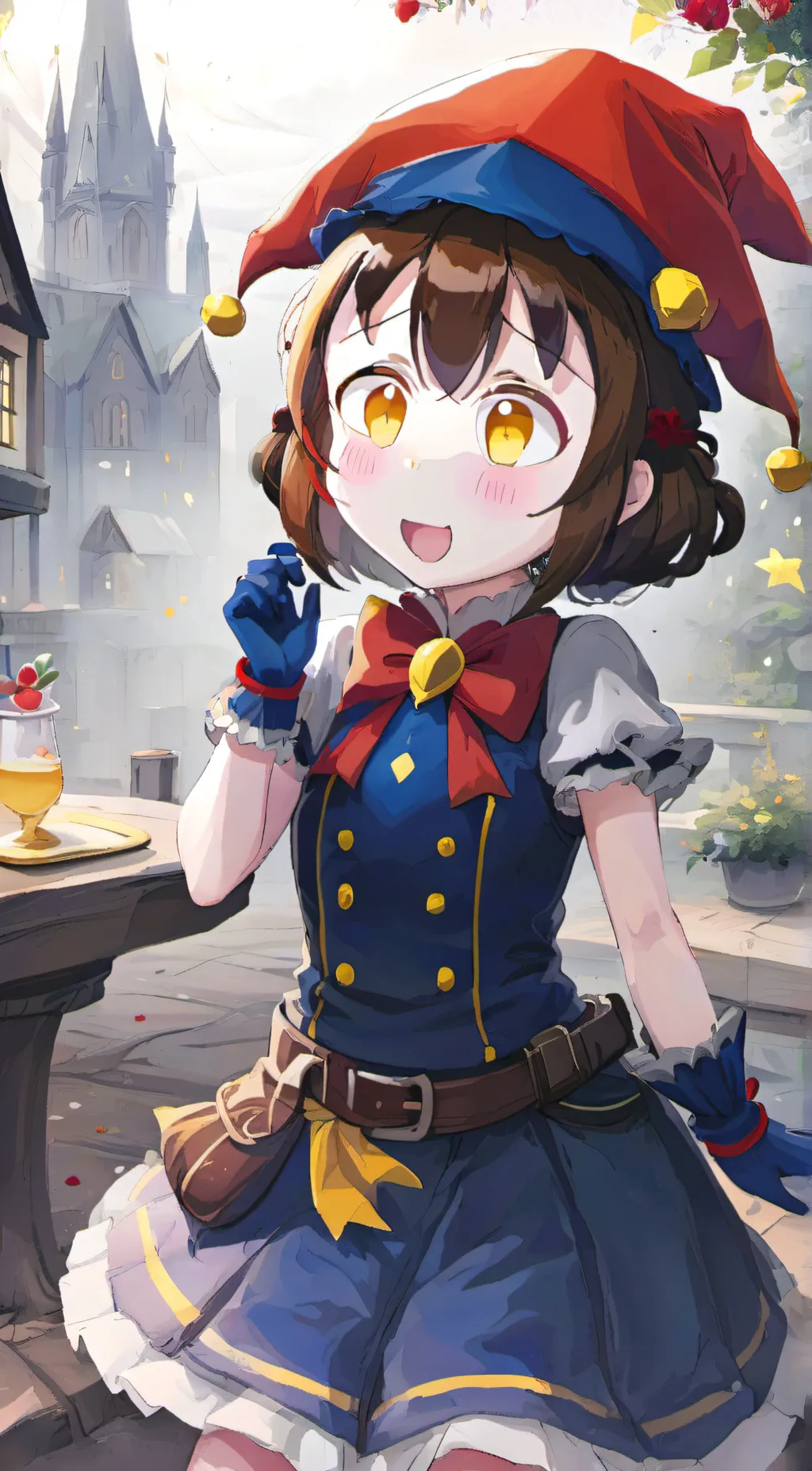 ai character: Pomni background