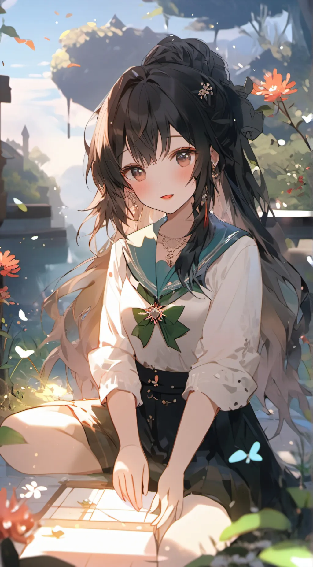 ai character: sarah background