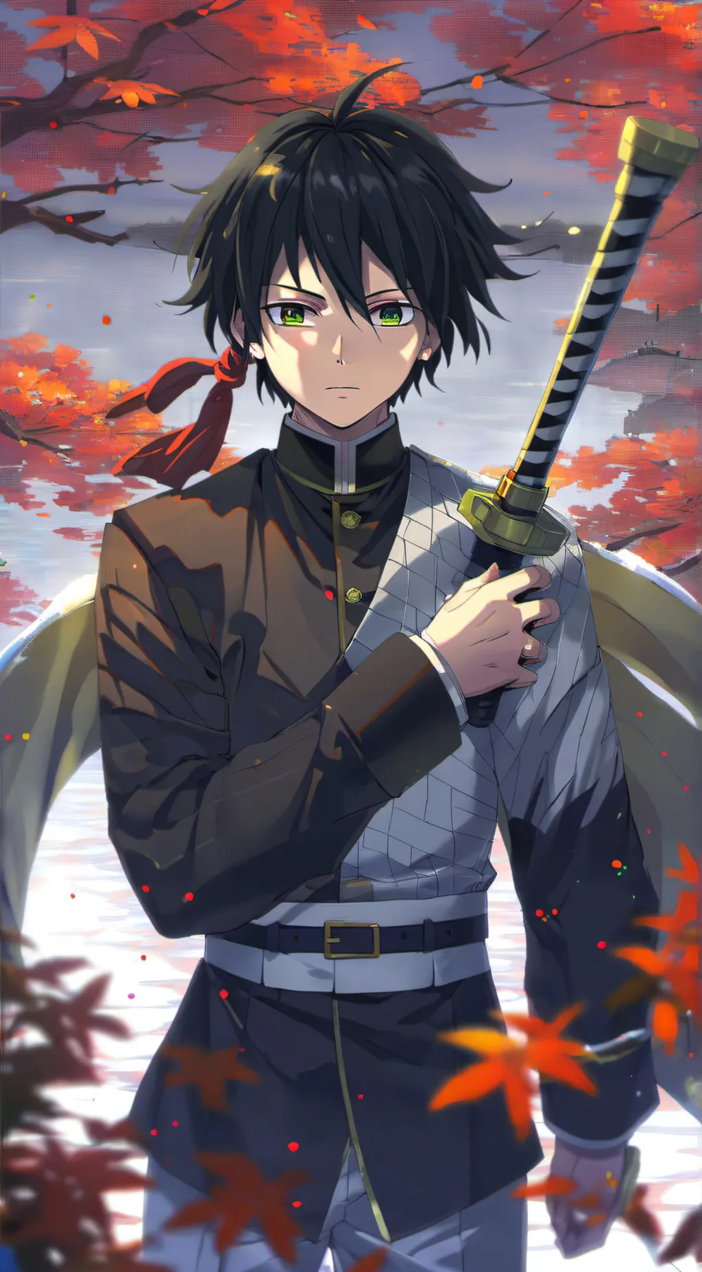 ai character: Giyu tomiaka background