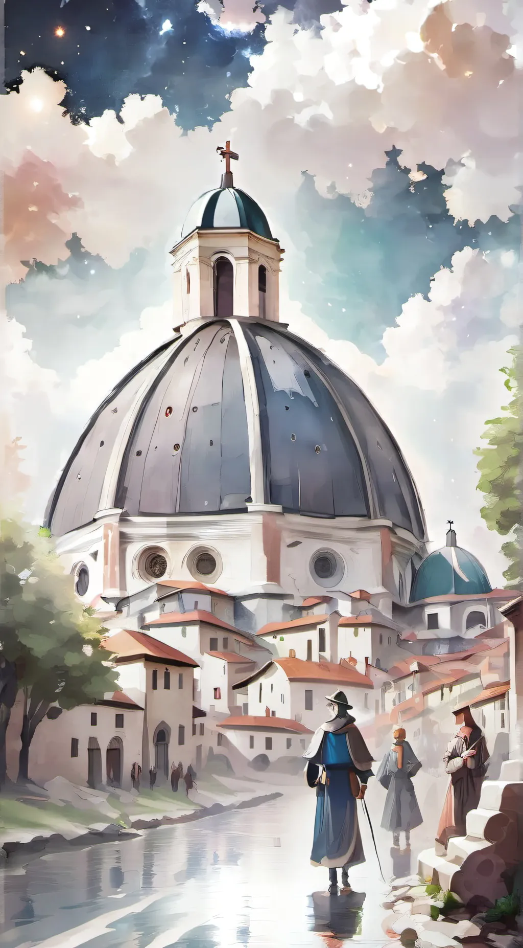 ai character: Brunelleschi  background
