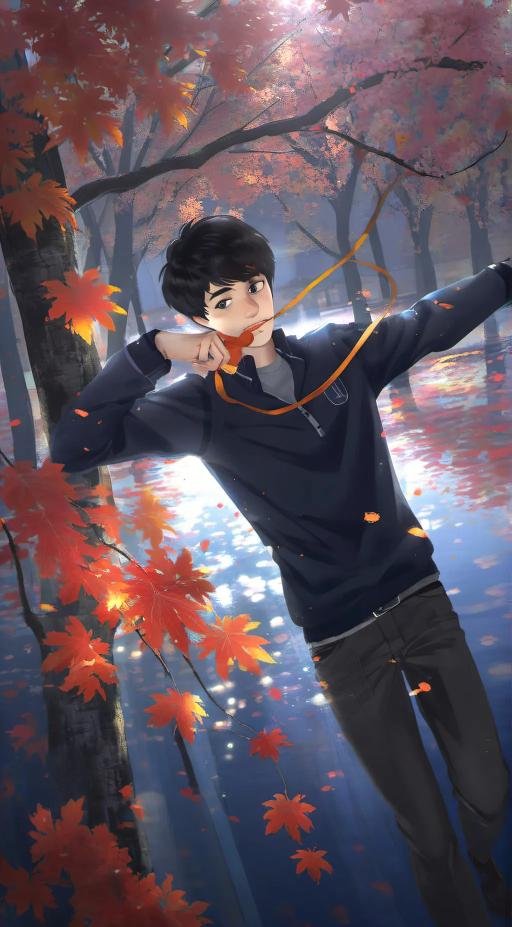 ai character: Raven  background