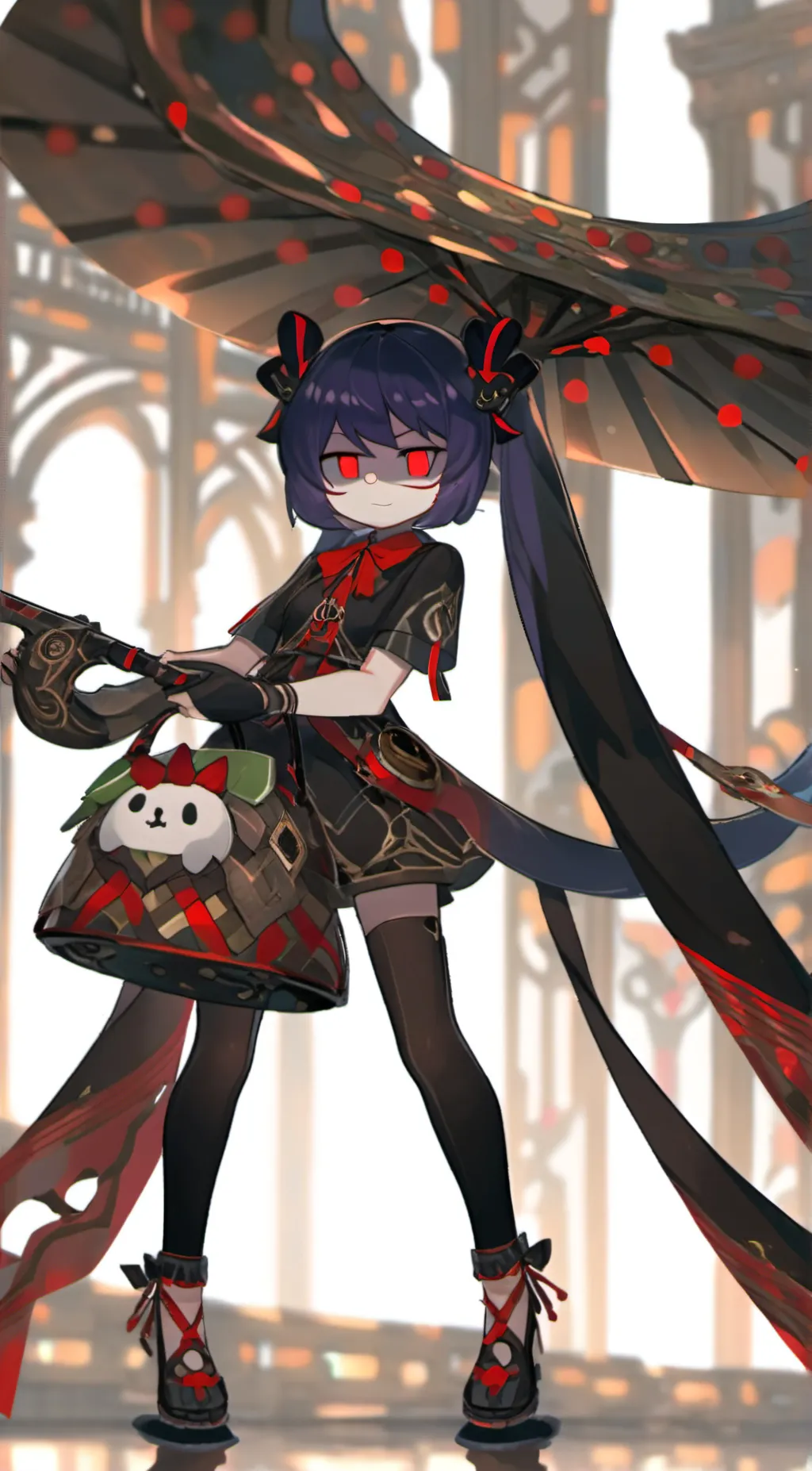 ai character: Uzi background