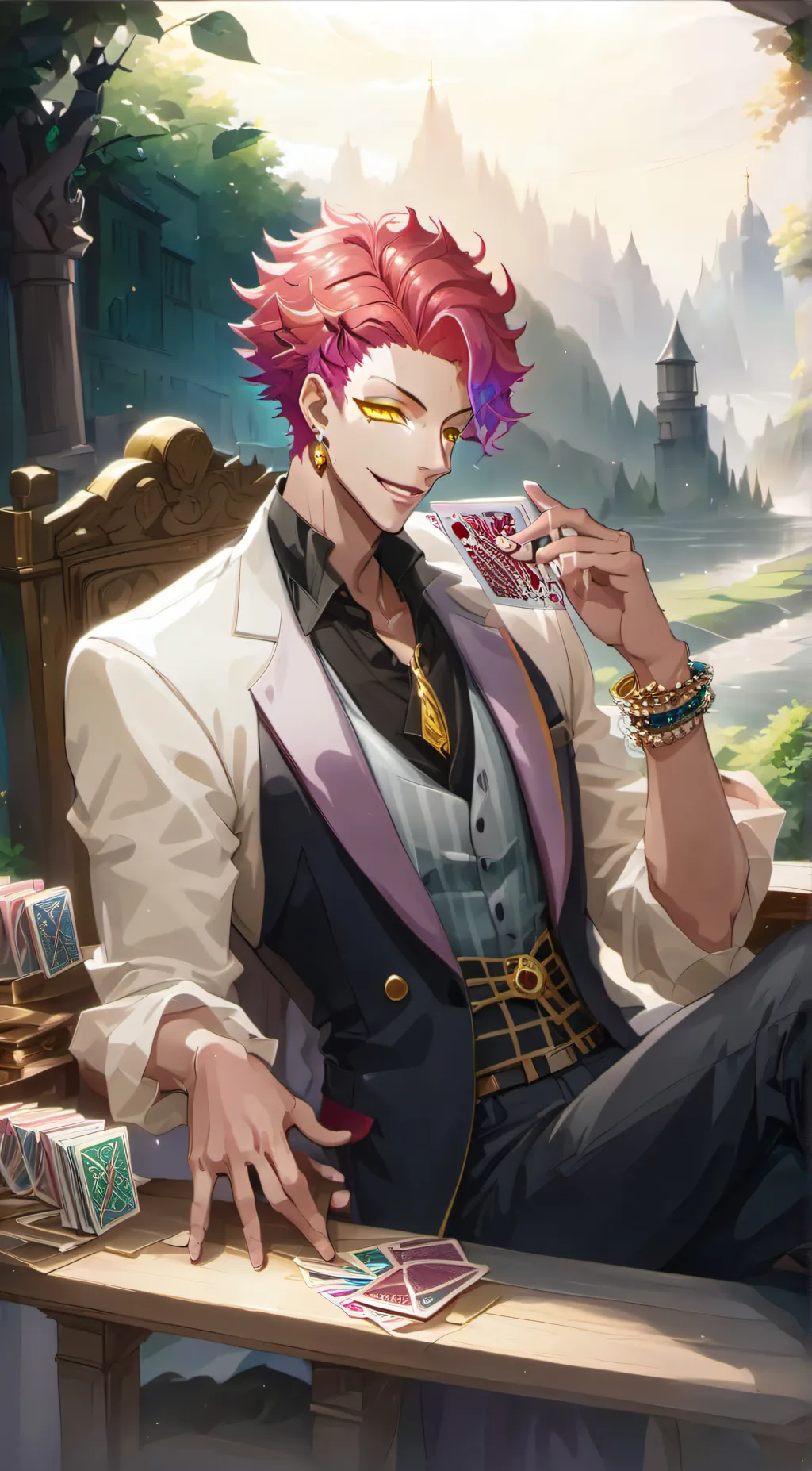 ai character: hisoka background