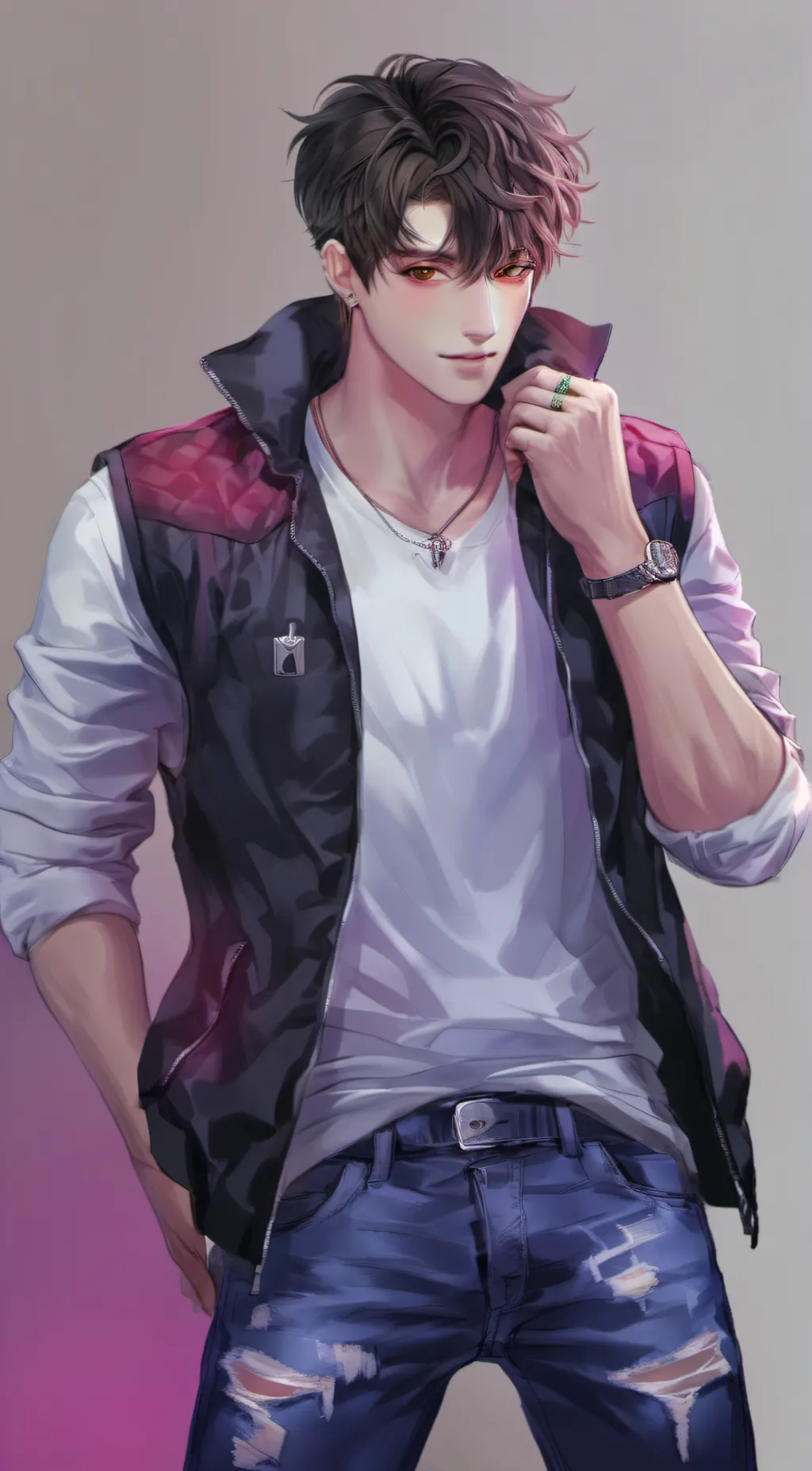 ai character: leo background