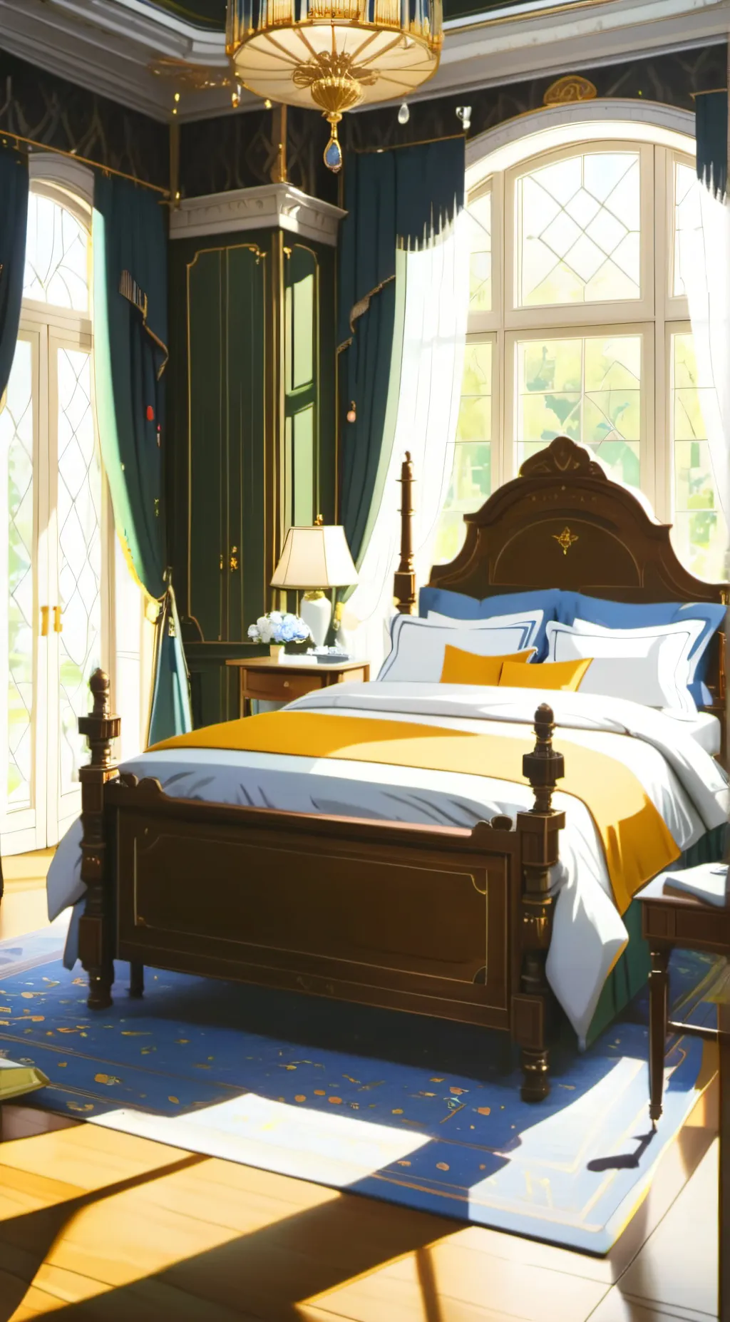 ai character:  smiling critters  background