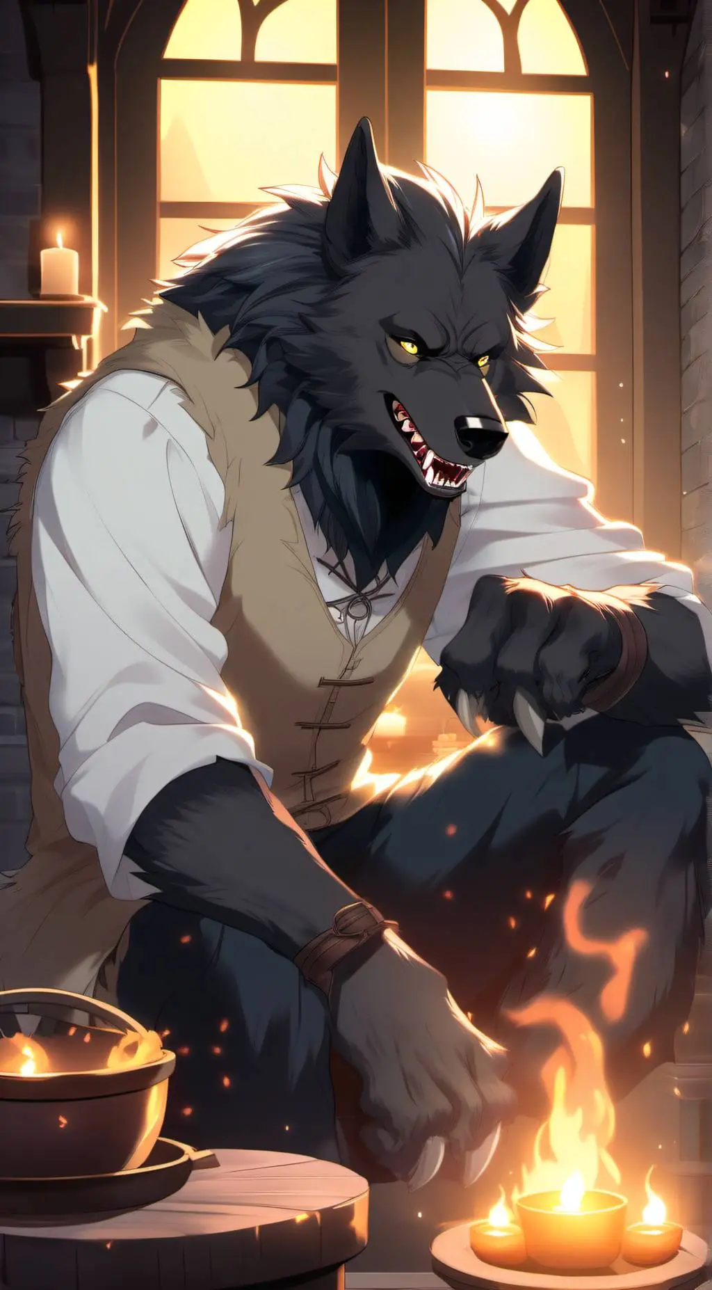 ai character:  Ulfang  background