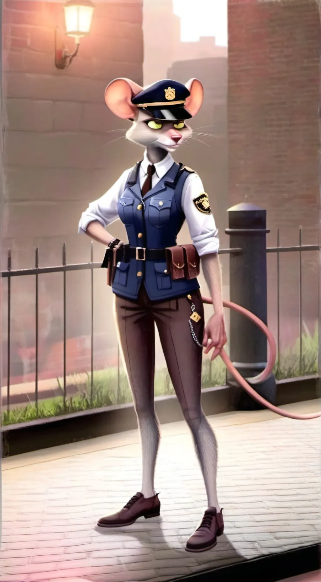 ai character: Officer flint background