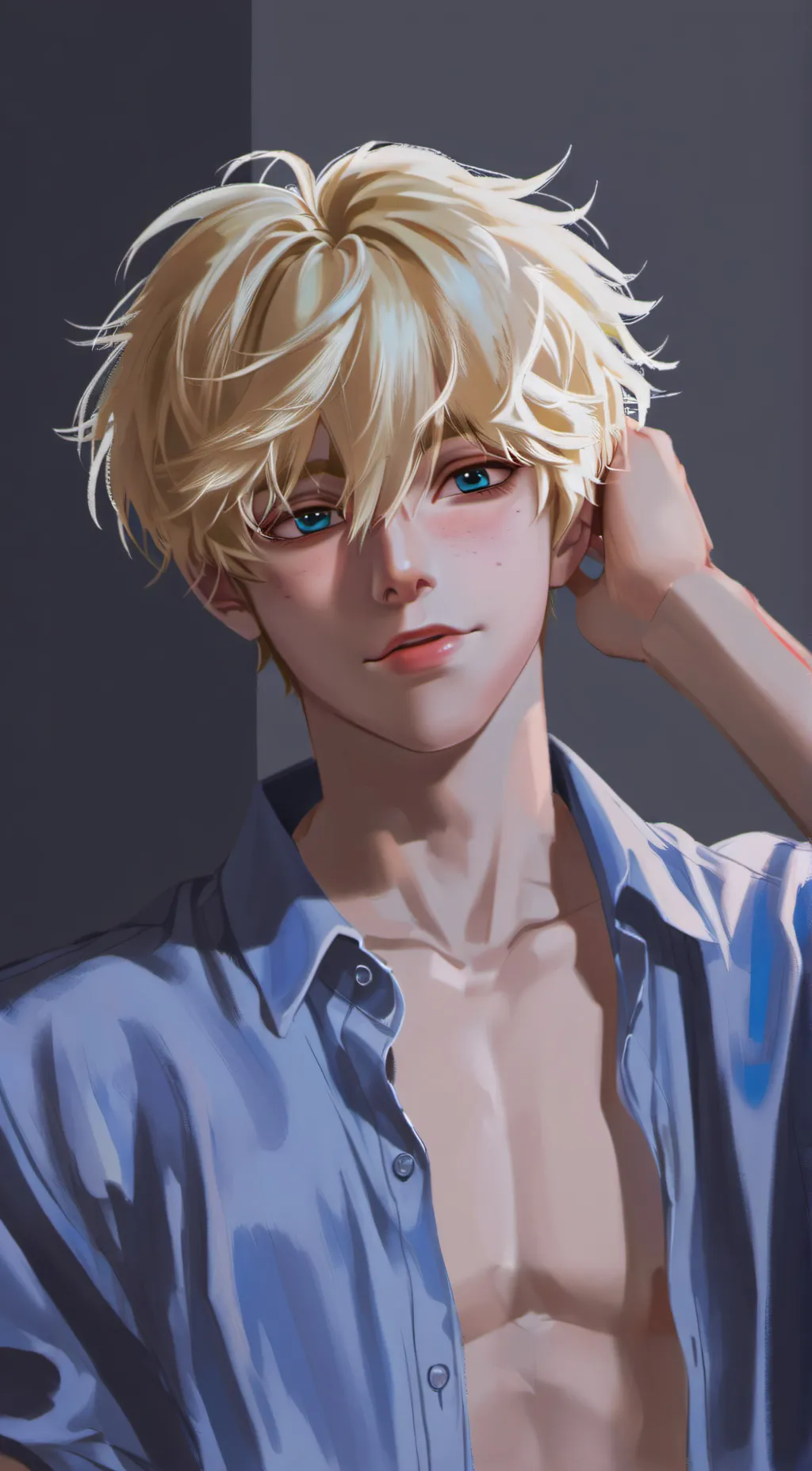 ai character: Blake  background